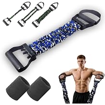 Natural Latex 3-Hole Resistance Stretcher, 3-Way Natural Latex Resistance Band - Full Body Stretching & Strength Training, Resistance Bands for Working Out