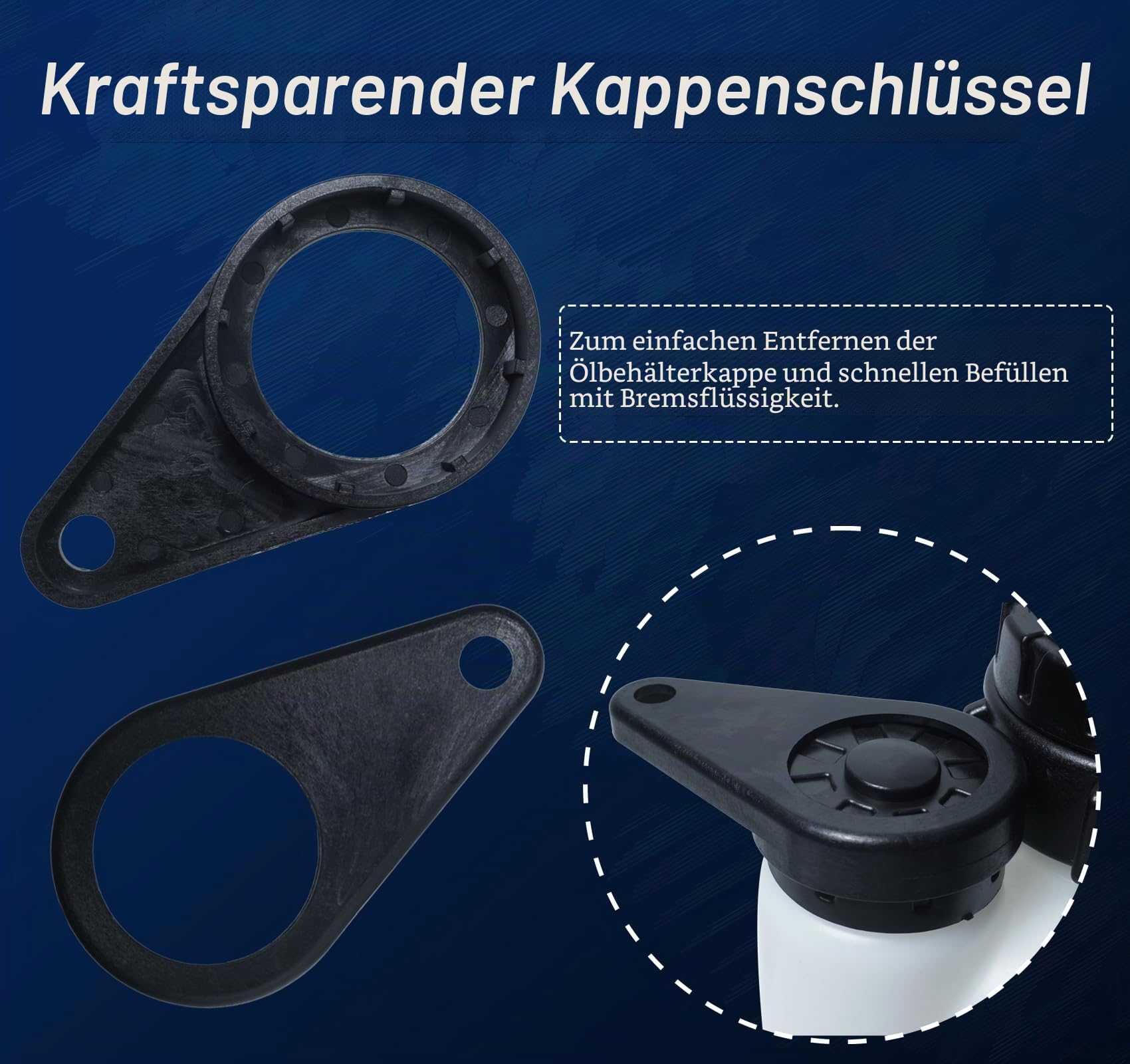 3L Manueller Bremsflüssigkeitsentlüftungssatz mit 1L Entlüftungsflasche, 43mm Bremsenentlüftungsadapter und 4 Hauptzylinderadapter Kompatibel mit Toyota, Lexus, Chrysler, Dodge, Jeep, Nissan, Ford usw