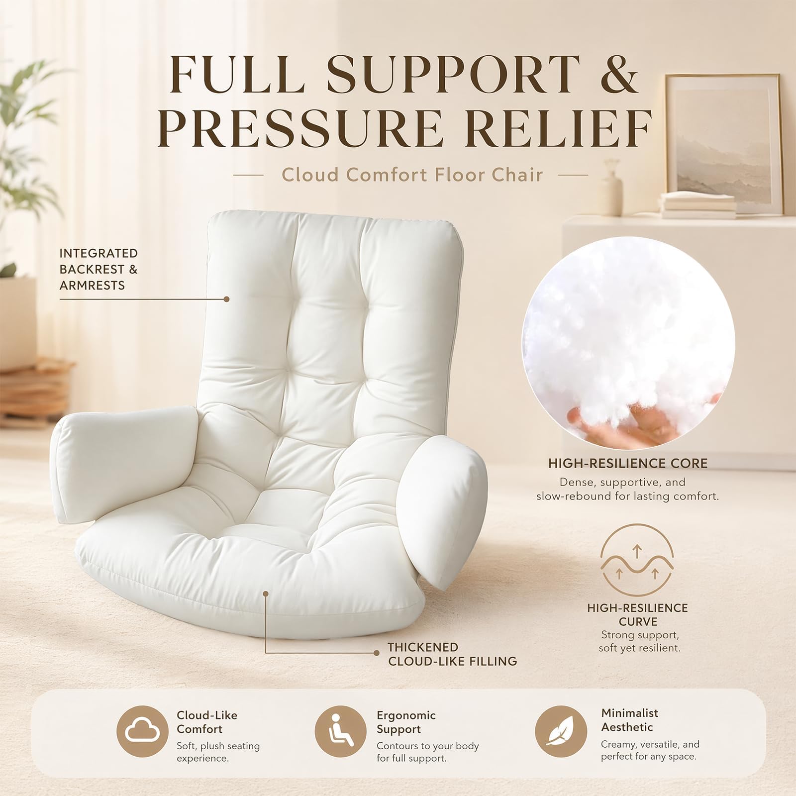 Coussin de fauteuil suspendu Imperméable Lavable, Oreillers De Oeuf balancelle suspendue, Coussin de jardin pour chaise à bascule, Pour Terrasse Et Balcon, Chaises Suspendues, Paniers Suspendus(K)
