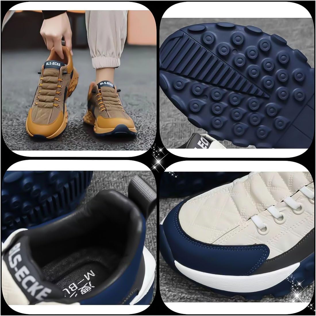 Chaussures sport basses orthopédiques confortables, larges et neutres pour homme, étanches, Air AIP, pour la marche, le tennis, courir