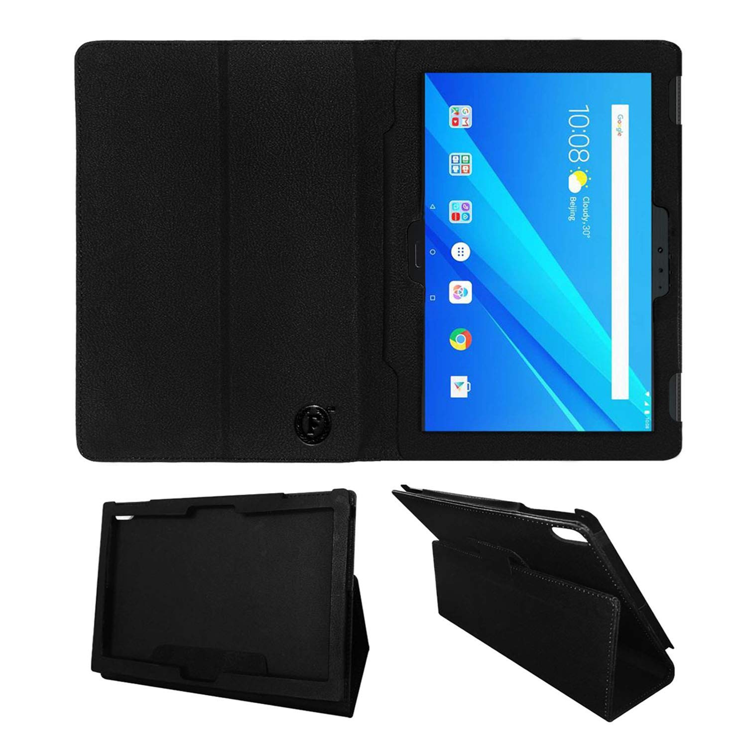 Lenovo Tab 4 10 Tablet Case - PU -Book Stand Cover Case for Lenovo Tab 4 10 (Black) by Fastway (B07FBN86DR) Amazon Price History, Amazon Price Tracker