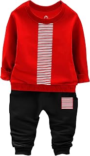 British Kings Kids Clothes for Boys – Sweatshirt & Jogger Set | 100% Cotton Fleece Winter Wear | Casual & Sports Outfit fo... Price In India