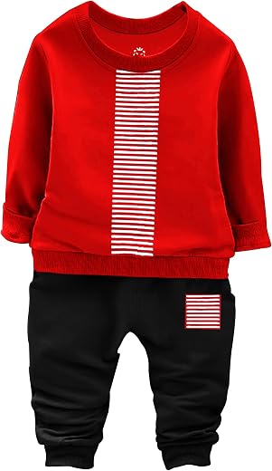 British Kings Kids Clothes for Boys – Sweatshirt &amp; Jogger Set | 100% Cotton Fleece Winter Wear | Casual &amp; Sports Outfit fo...
