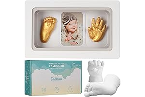 La Premura Baby Handprint Footprint Keepsake Casting Kit - Complete Molding Kit...