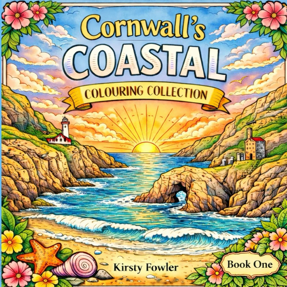 Cornwall's Coastal Colouring Collection: Book one
