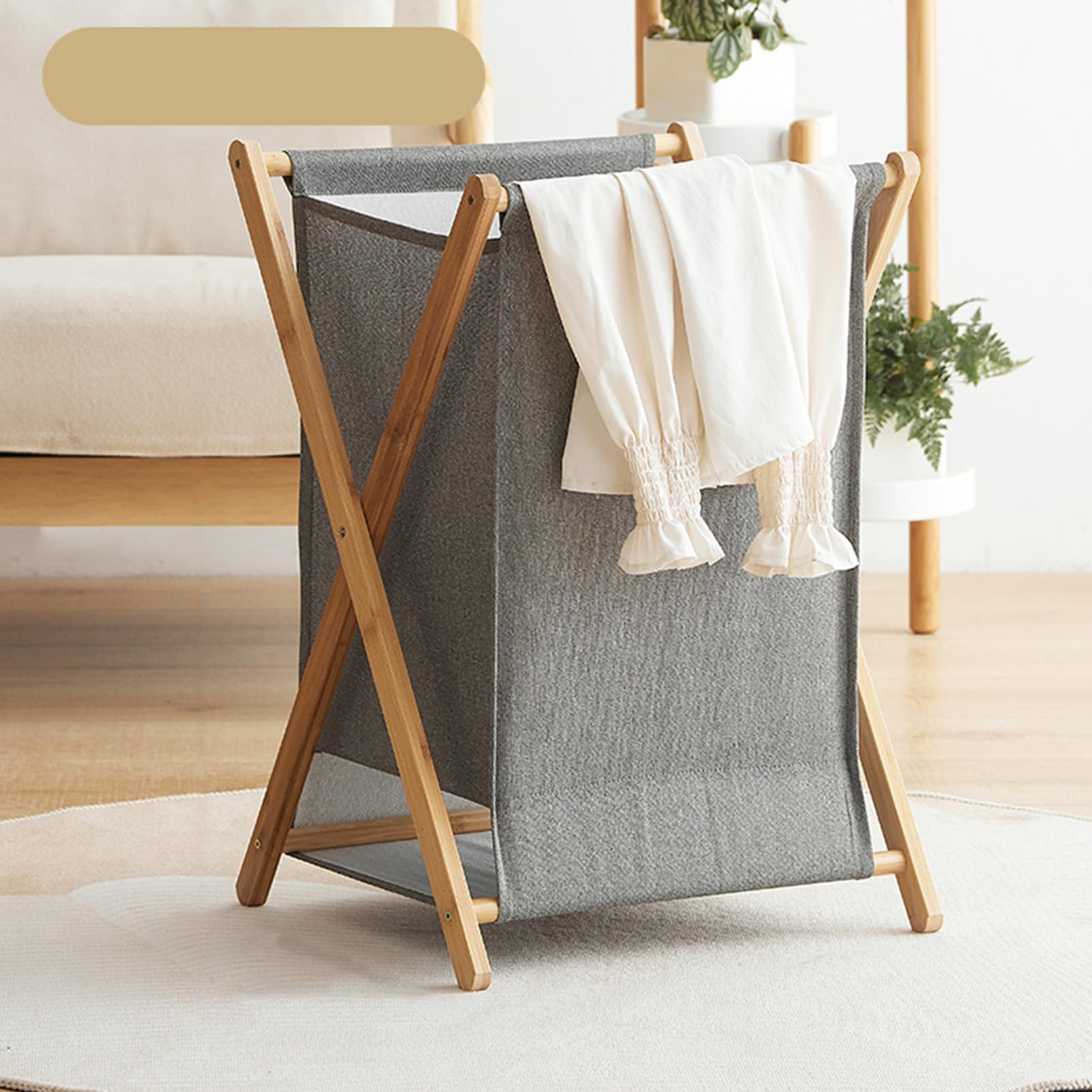Dirty Clothes Hamper, Dirty Clothes Basket, Home Bedroom Scandinavia, Foldable Nan Bamboo, Storage Dirty Clothes Storage Basket, Storage Basket