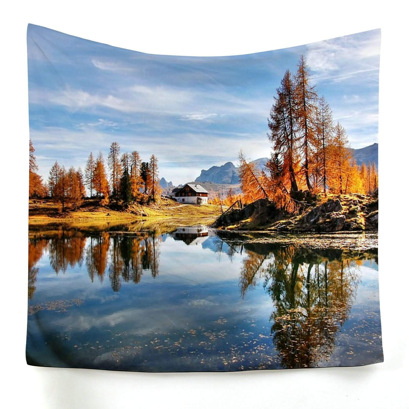 Toile imprimé mode multicolore grand format tapisserie murale