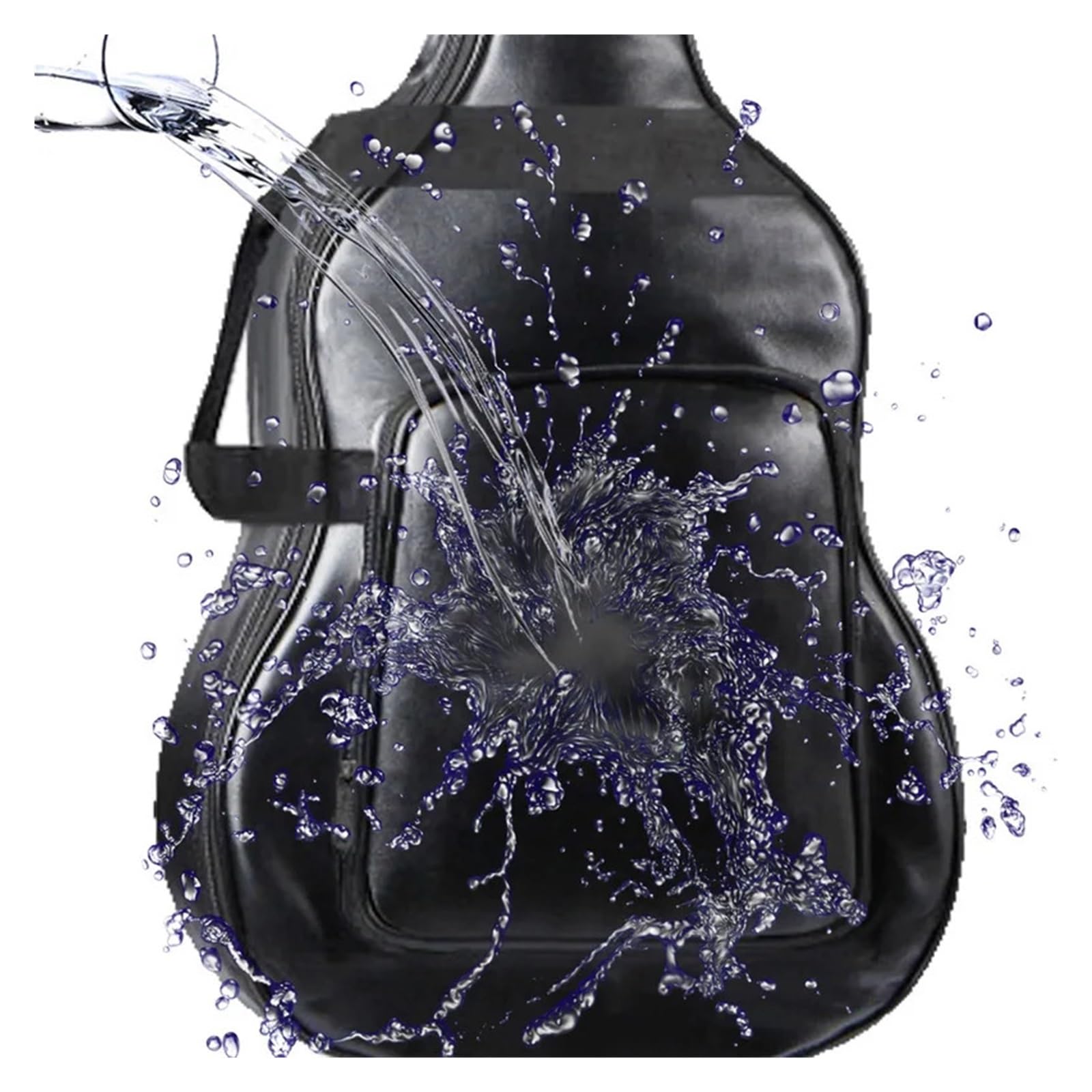 Mochila for Guitarra de Cuero Grueso e Impermeable 40/41 Pulgadas, Funda for, Accesorios for Instrumentos Musicales para Guitarra(Brown)