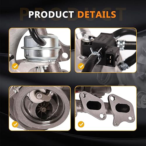 Miniatura 2 de TOPAZ 667-203 55565353 Turbo Charger GT1446V Turbocompresor con juntas compatibles con Chevrolet Cruze 2011 2012 2013 2014 2015 2016 1.4L Chevy