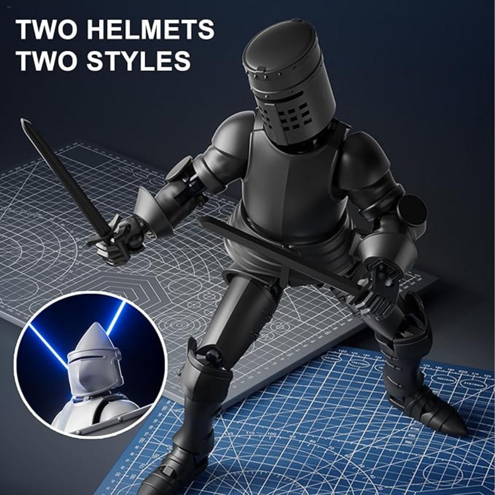 Amazon | 中世の騎士 アクションフィギュア 多関節中世