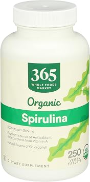 365 by Whole Foods Market, Spirulina 500mg, 250 ct