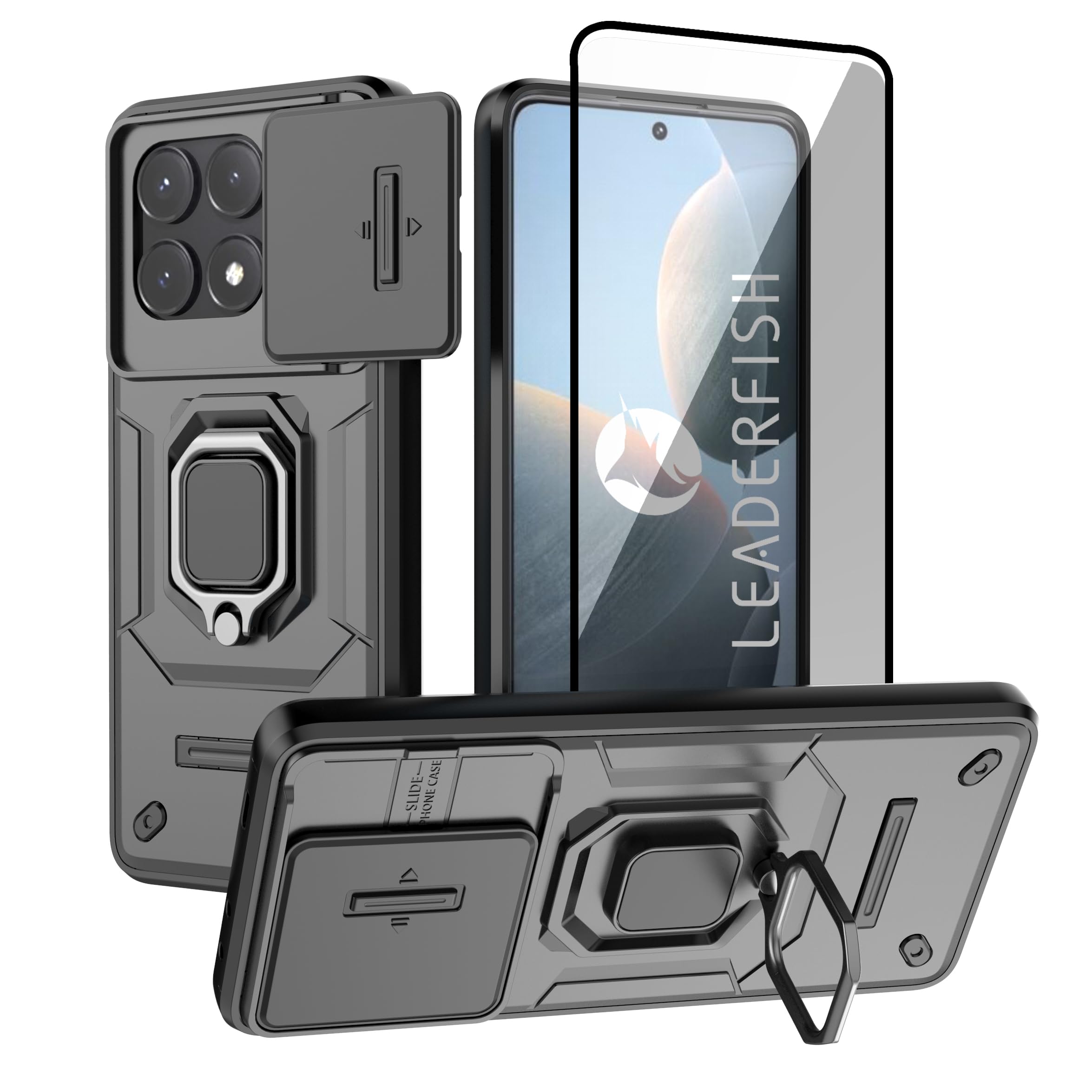 Amazon.co.jp: LEADERFISH 【レンズカバー保護】for Xiaomi POCO F6 