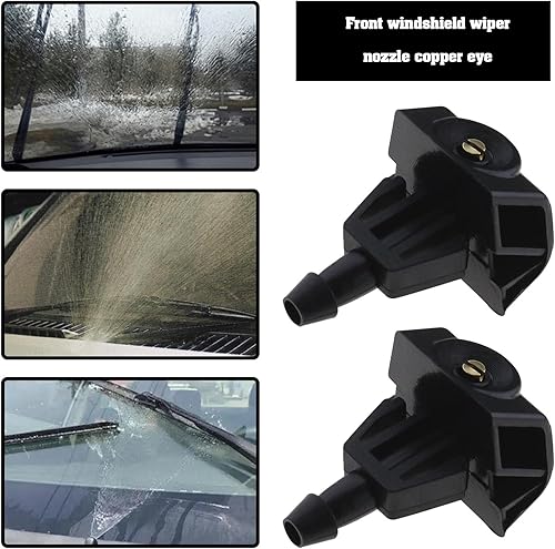 Miniatura 3 de The Lord of the Tools 2 boquillas de repuesto para limpiaparabrisas de automóvil, 289329U000, compatibles con Nissan Note 2006-2013, boquillas para