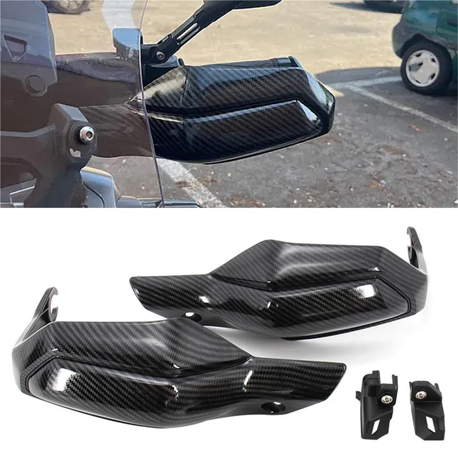 Manillar A Prueba De Viento Protector De Mano Para Motocicleta, Protector De Mano Para Manillar, Protector De Mano Para H&onda X-ADV 750 XADV 750 XAD750 2017-2020 A Prueba De Viento Paramanos Guardama