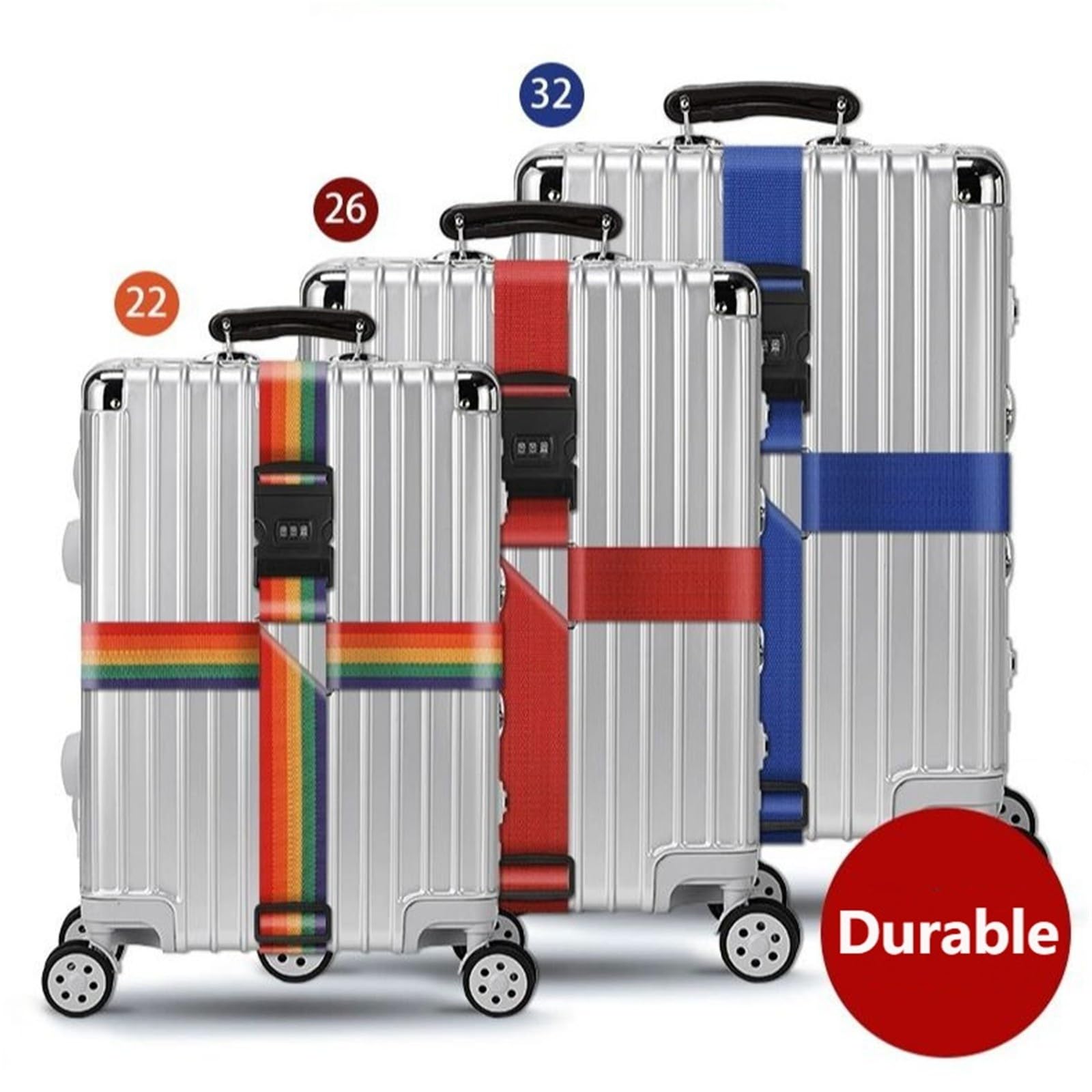 Cinta para Maletas De Viaje 2 Piezas Correa for Equipaje de Viaje