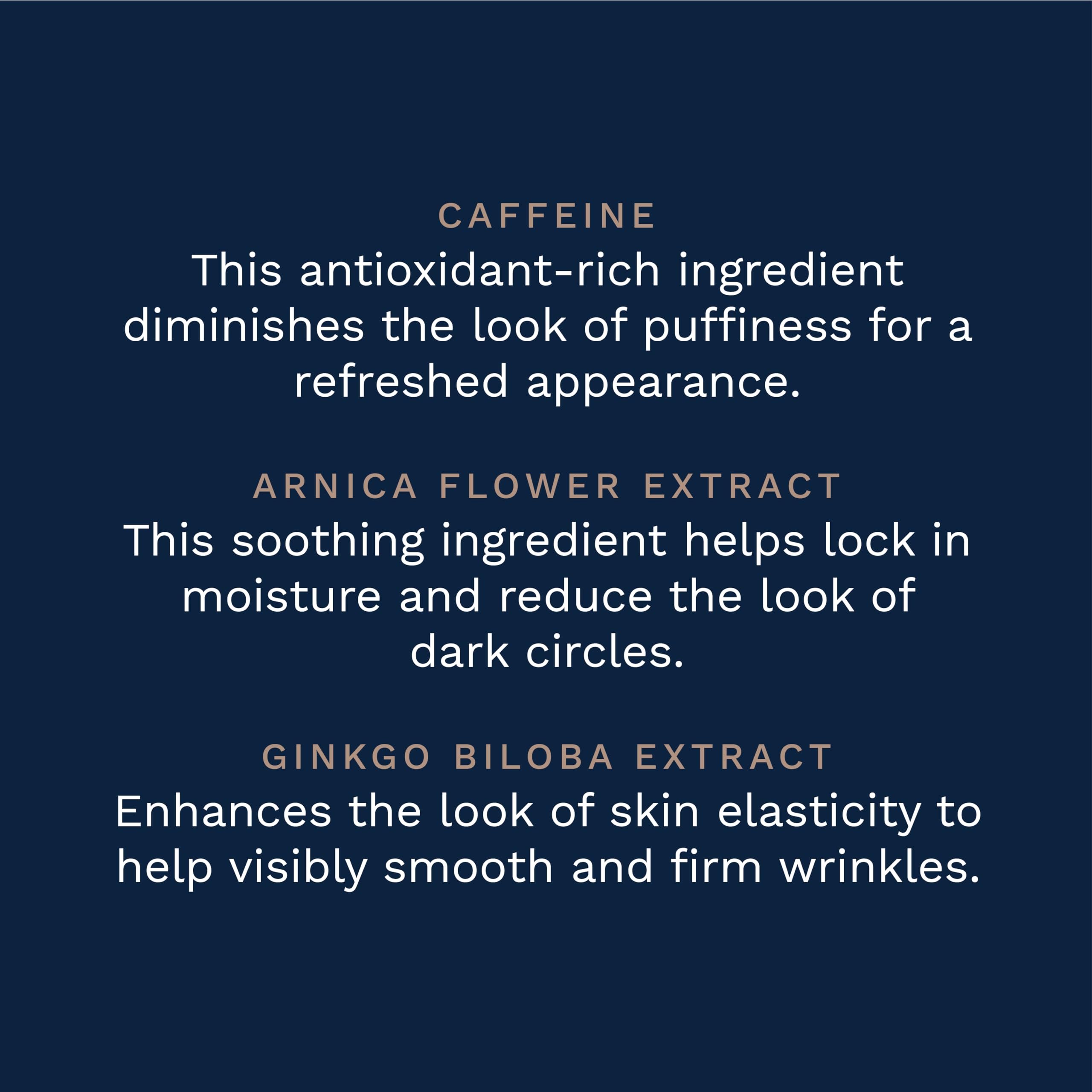 City Beauty Brightening Eye Cream for Under Eye Dark Circles Puffiness Wrinkles - Anti-Aging Under Eye Treatment - Reduces Bags Fine Lines - Hydrating Firming Night Eye Cream For Women 0.5 Fl Oz