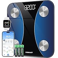 Vista 8 de INSMART - Báscula inteligente para peso corporal, báscula digital de baño con IMC, masa muscular, báscula de grasa corporal Bluetooth, analizador