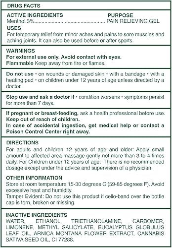 Miniatura 7 de Ross D'Elen Gel de mentol verde pequeño