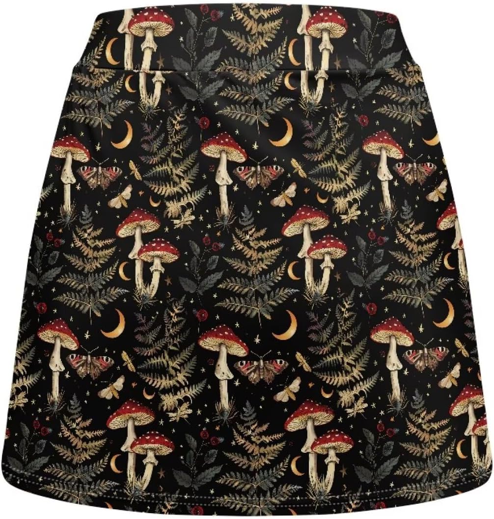 Women High Waisted Tennis Golf Skirts with Pockets Shorts Casual A-Line Athletic Skort for Running Workout XS-3XL