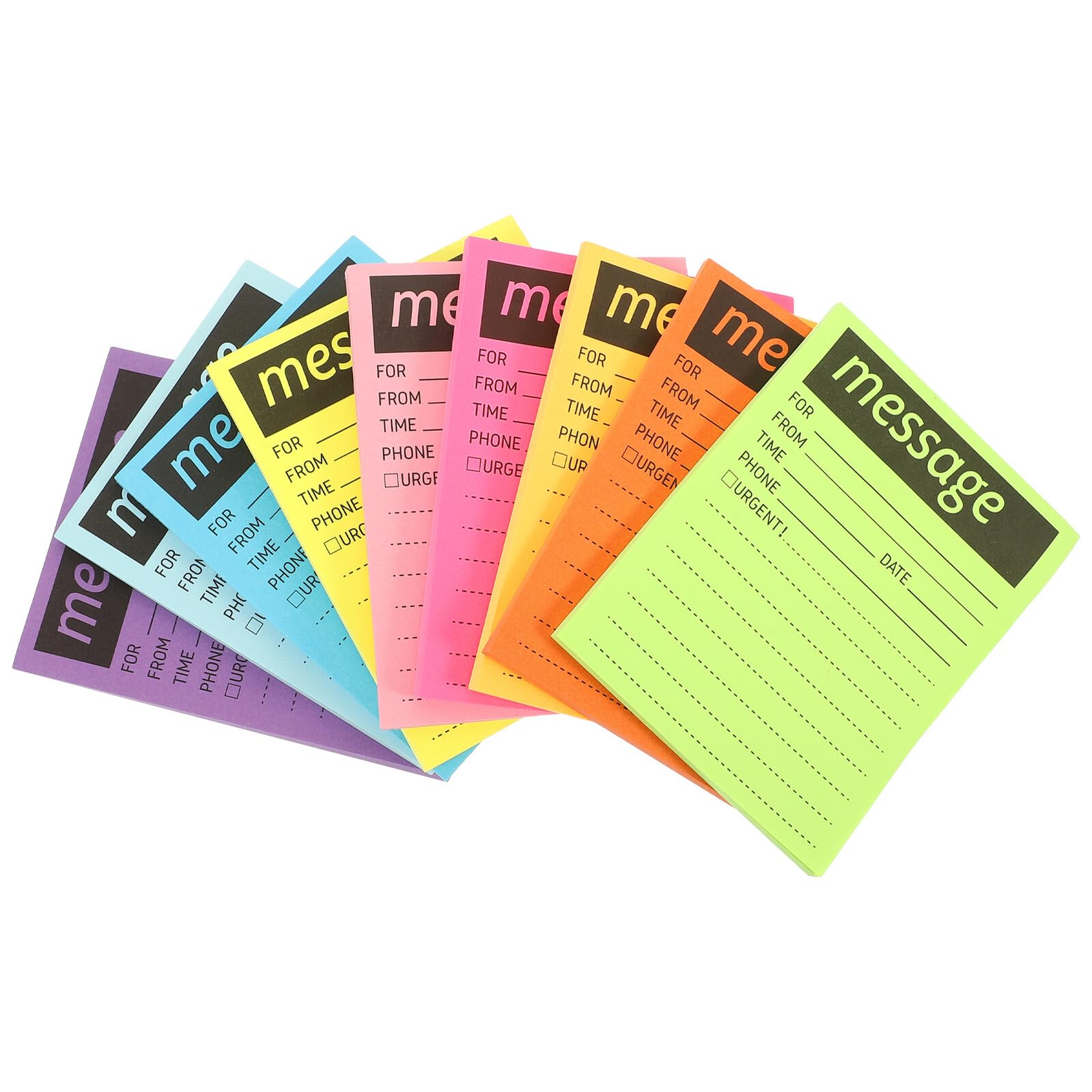 DOITOOL 2 Pezzi Blocchi Note Autoadesivi Multifunzione Colorati Memo Pad Portatili per Scuola Ufficio e Casa Adesivi per Segnapagina e Organizzazione