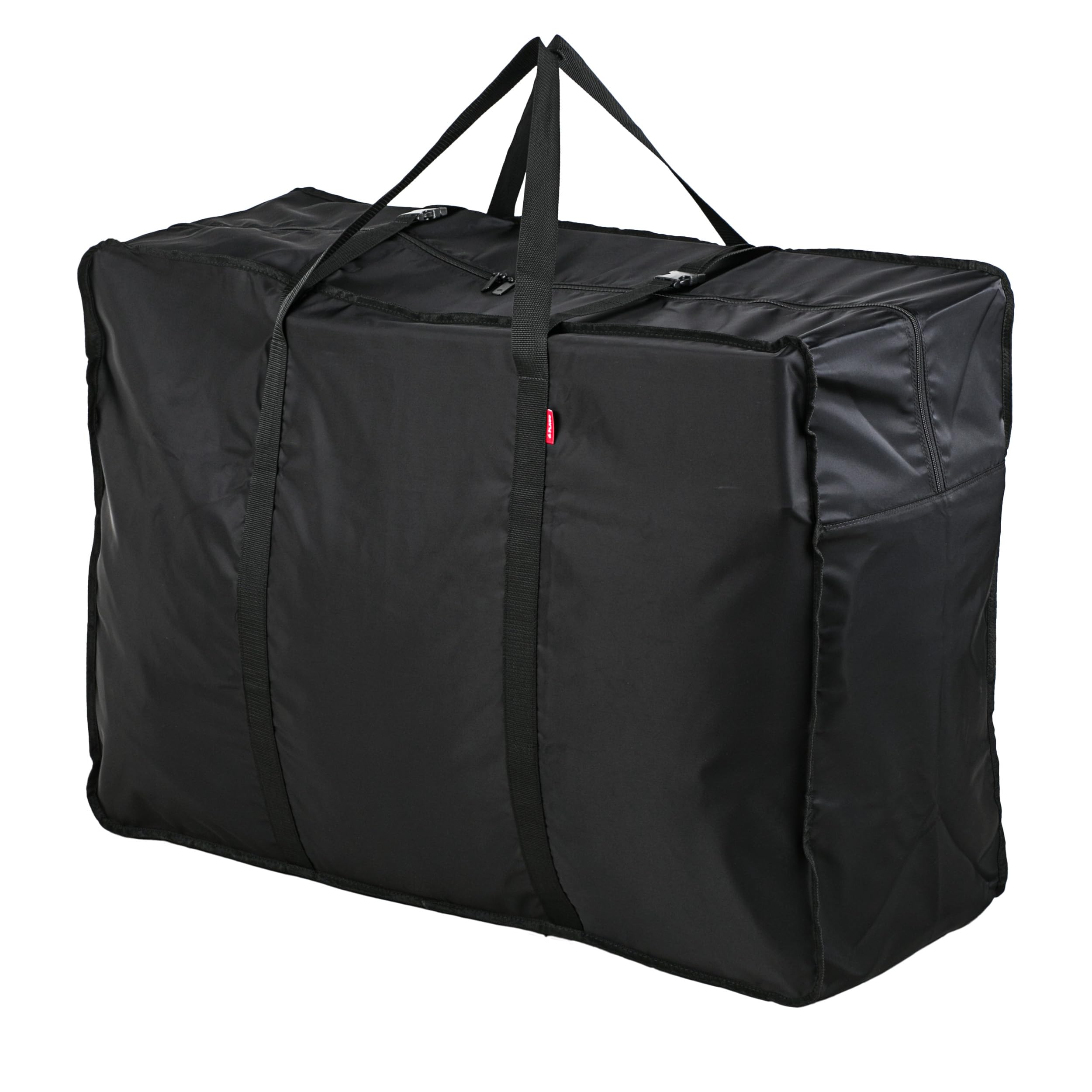 Plago Professional Quality Nylon Extra Large Duffel Bag, Lightweight Foldable Water Repellent, Cargo for Travel, Folding Bike, Tent Mattress Closet