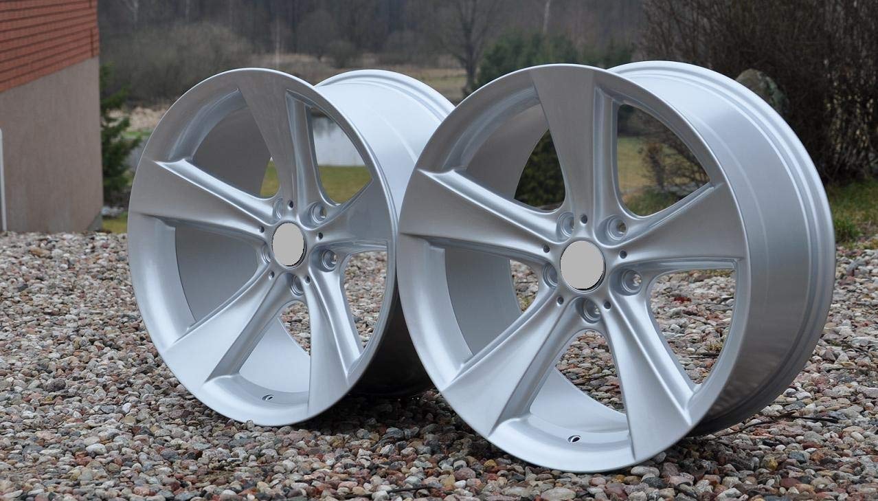 JEU DE 4 JANTES, PDW 086 18x8.5 5x120 ET20 SI - argent