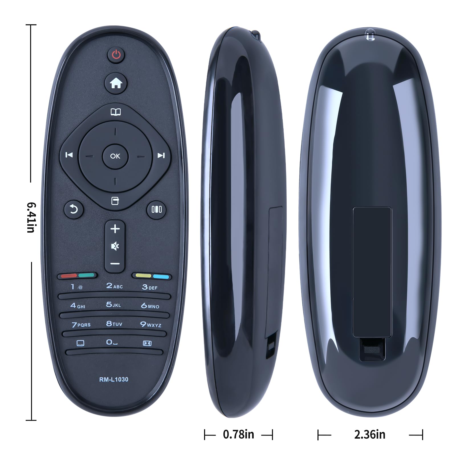 Ersatz-Fernbedienung Für LCD/LED/HD-TV – Kompatibel Mit RC2683203-01, RC2683204-01 U.a., Reichweite Bis 8 M, Aus Robustem ABS