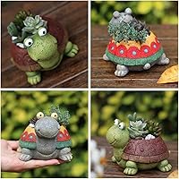 Vista 9 de Molde de silicona para macetas, moldes de silicona en forma de animal 3D para hormigón, cemento, yeso, arcilla polimérica, fundición de resina