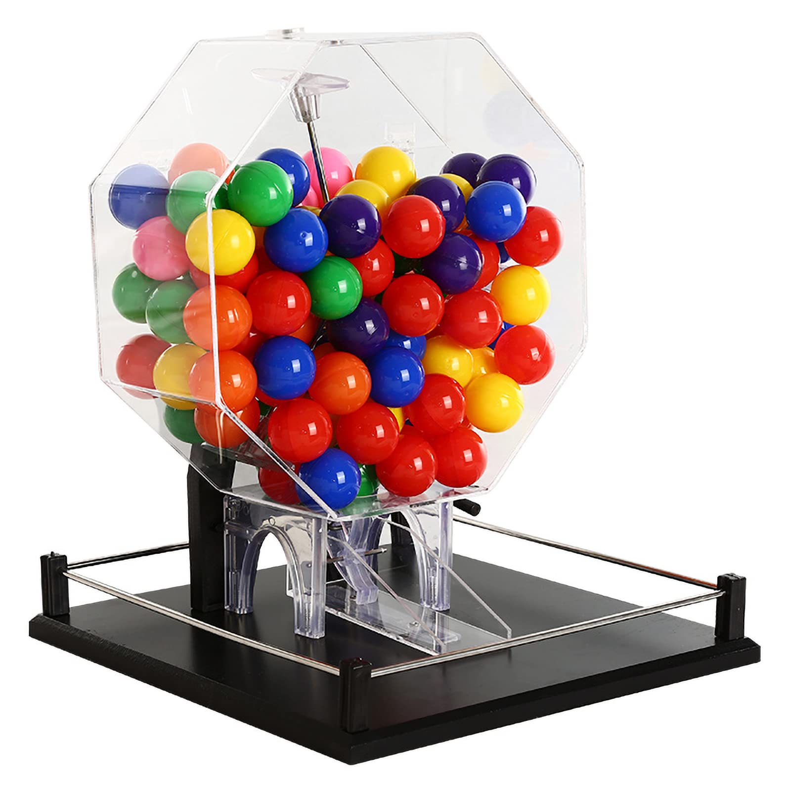 Sélecteur de numéro de boule anti-triche pour tirage au sort transparent 100 billes
