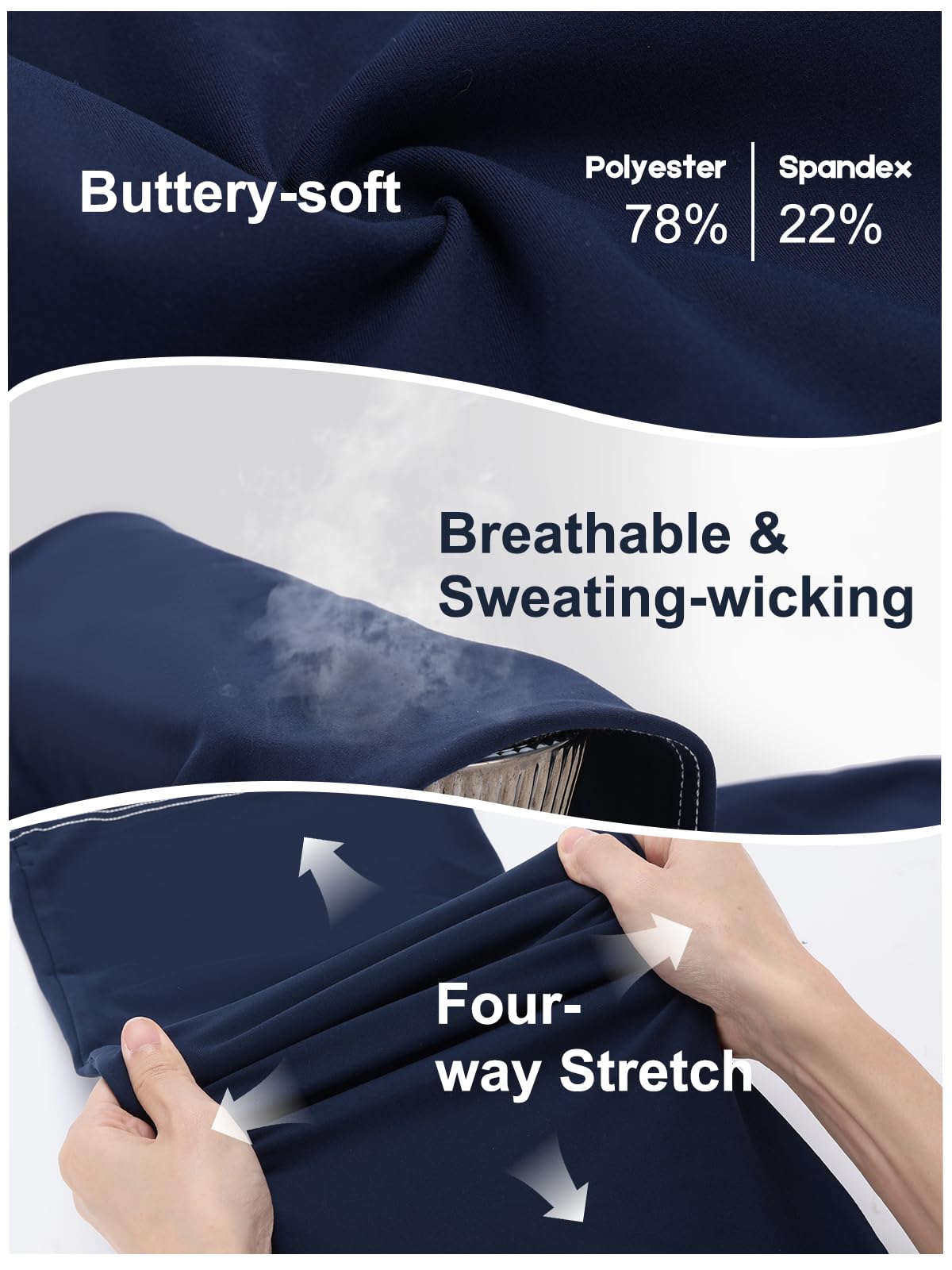 Pantalons de Yoga et Pilates Femme, Pantalons de Sport Évasé Taille Haute avec Poches Flare Leggings Pantalon Stretch Contrôle du Ventre
