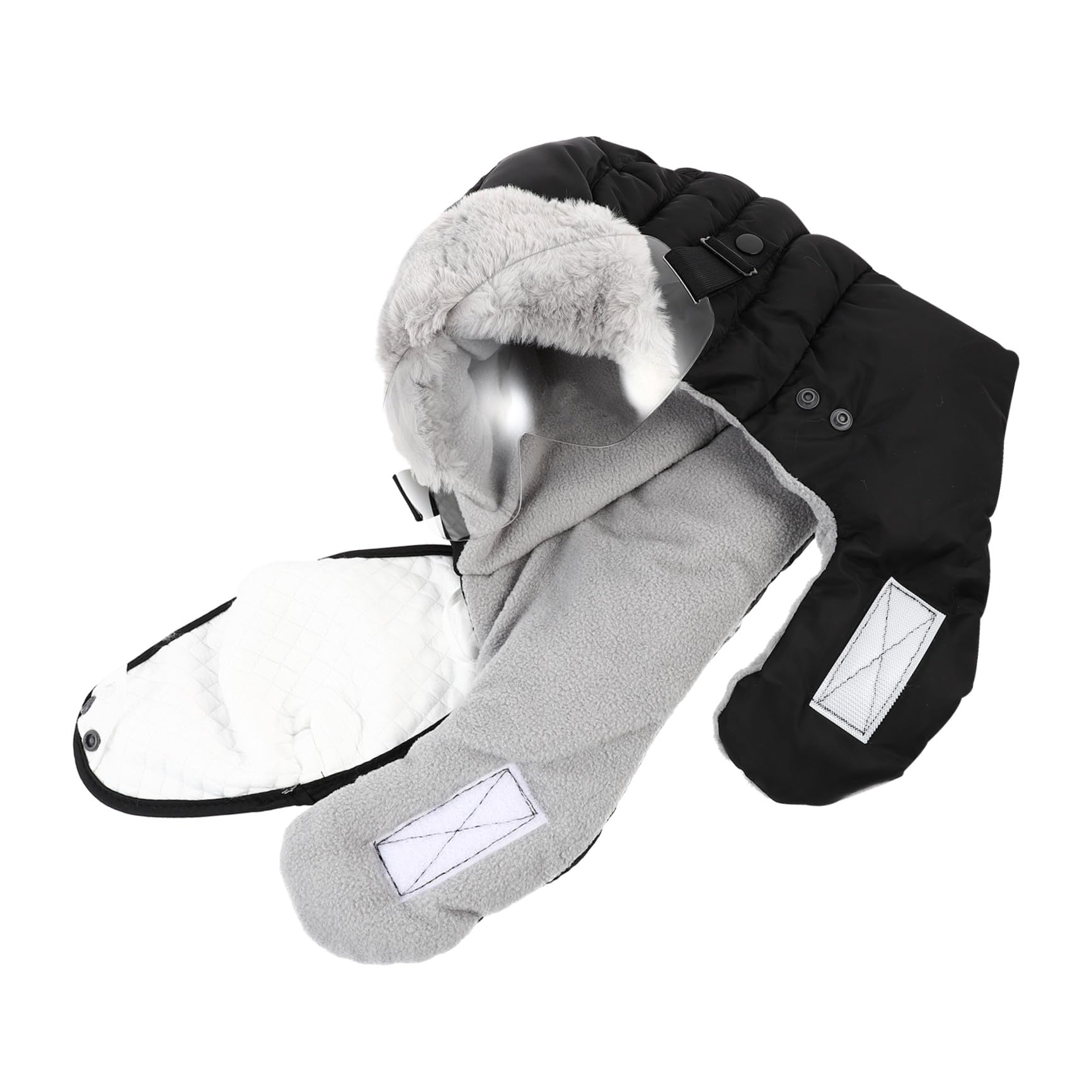 Bonnet de vent contre le froid avec lunettes de ski intégrées - 8