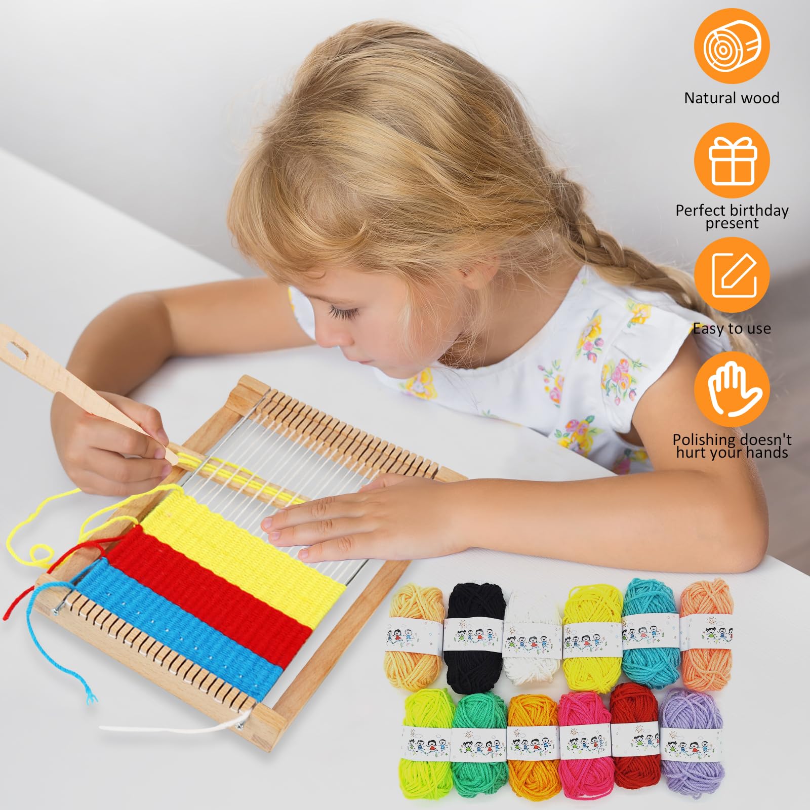 Métier À Tisser - Kit De Métier À Tisser Pour Enfants Métier À Tisser