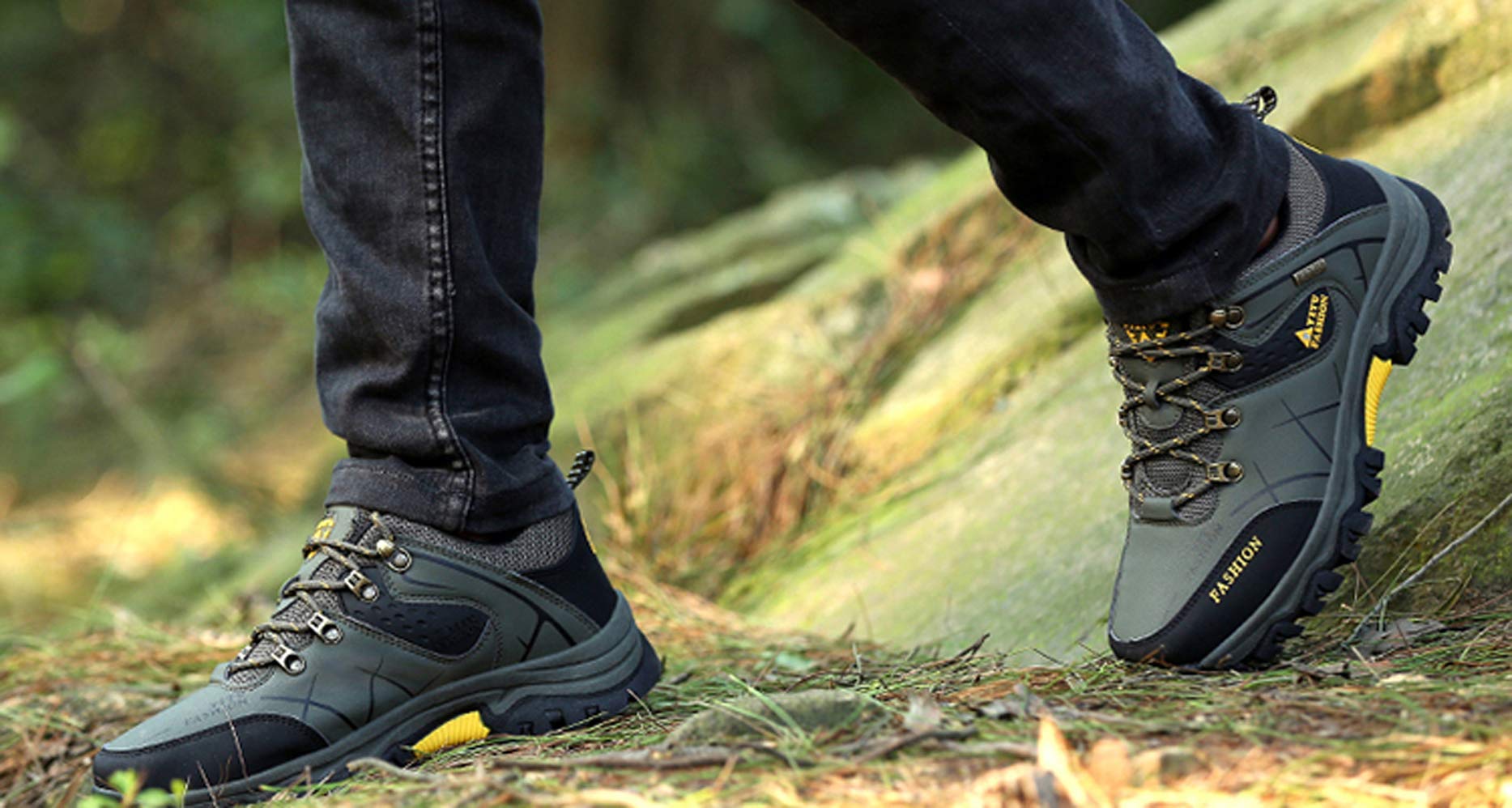 Zapatos de senderismo para hombre, zapatillas de senderismo, impermeables, para escalada, montaña, correr, mochileros, camping, deportes al aire libre