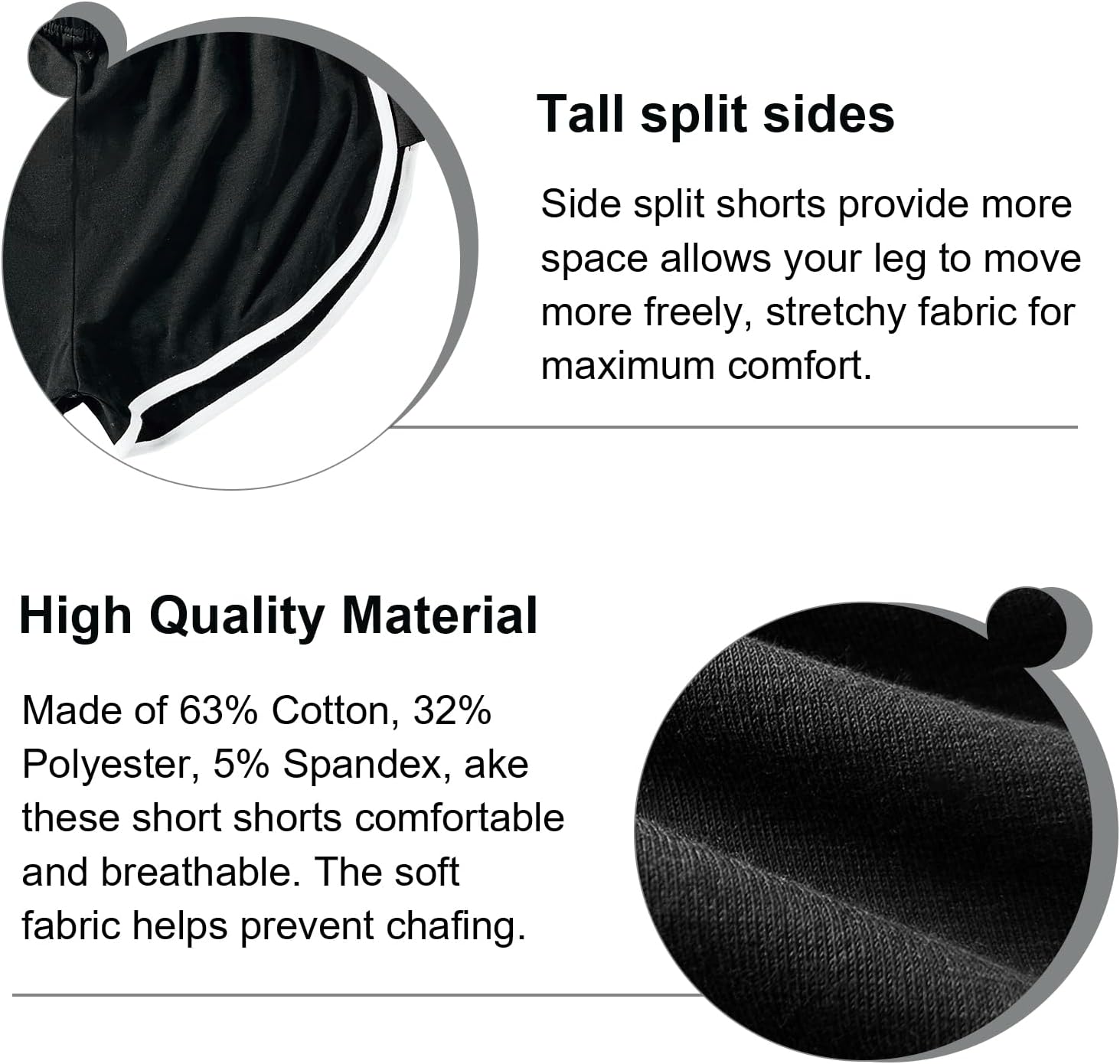 AIMPACT Mens Running Shorts 3 Inch Gym Athletic Workout Short Shorts Vintage Booty Shorts - Image 6