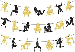 Bachelor Party Decorations Twerk Banner Garland Funny Adult Birthday Party Decorations for Men Funny Birthday Banner