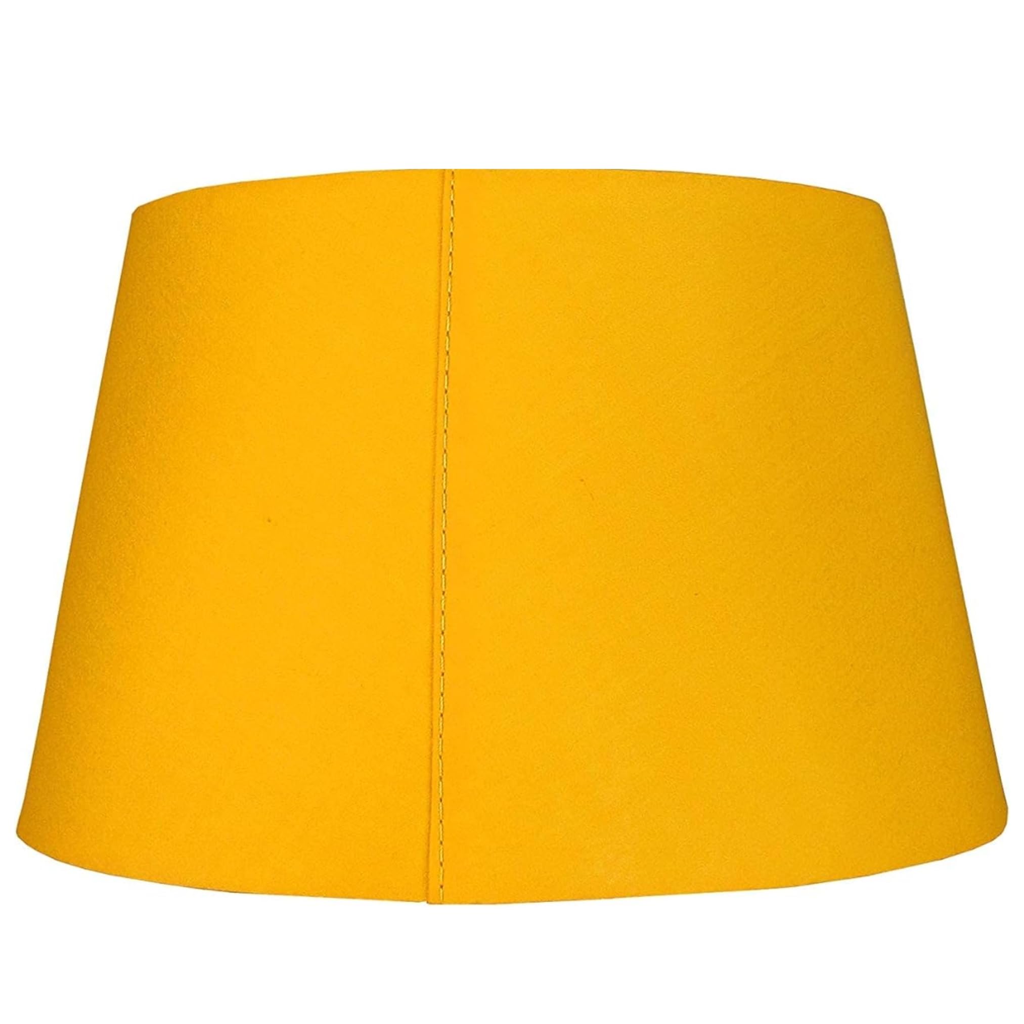 Loxton Lighting Mustard Cotton Drum Lampshade Pendant - (12Inch 30Cm Dia) (Mustard)