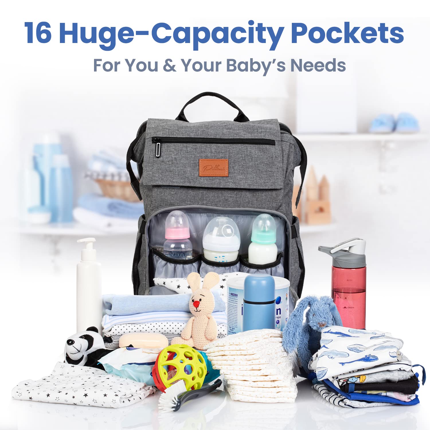 PILLANI Baby Shower Gifts: Seat Cover & Diaper Bag - Baby Registry Search