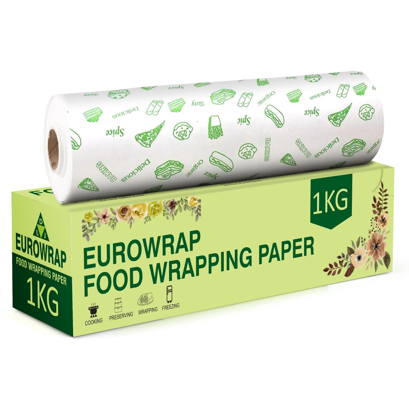 Eurowrap Food Wrapping Paper - Greaseproof & Microwave Safe -1