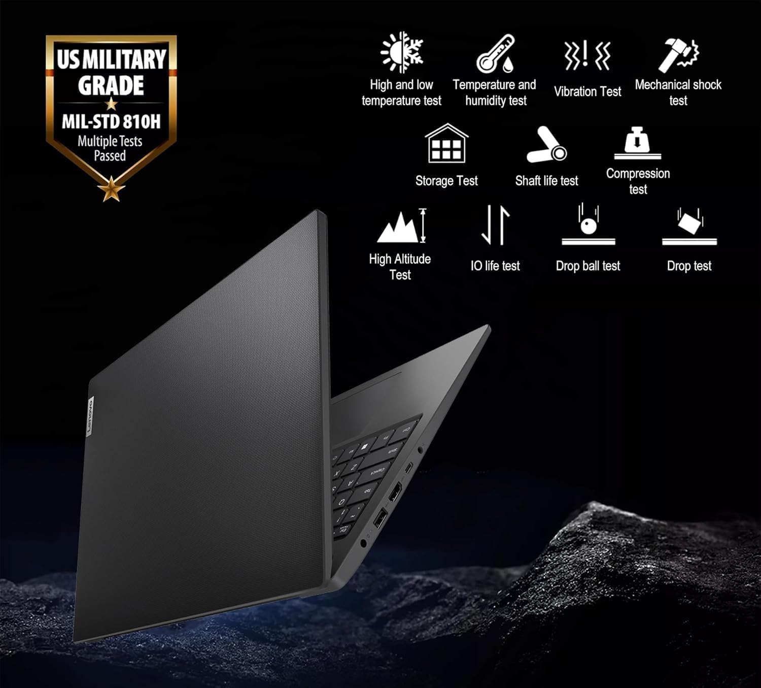 Lenovo Laptop Computer for Business and Student, 15.6" FHD, Intel i5-13420H (> i7-1355U), 16GB RAM, 512GB SSD, V Series Beat Ideapad, Webcam w/Shutter, RJ-45, Numeric Keypad, Black, Windows 11 Pro