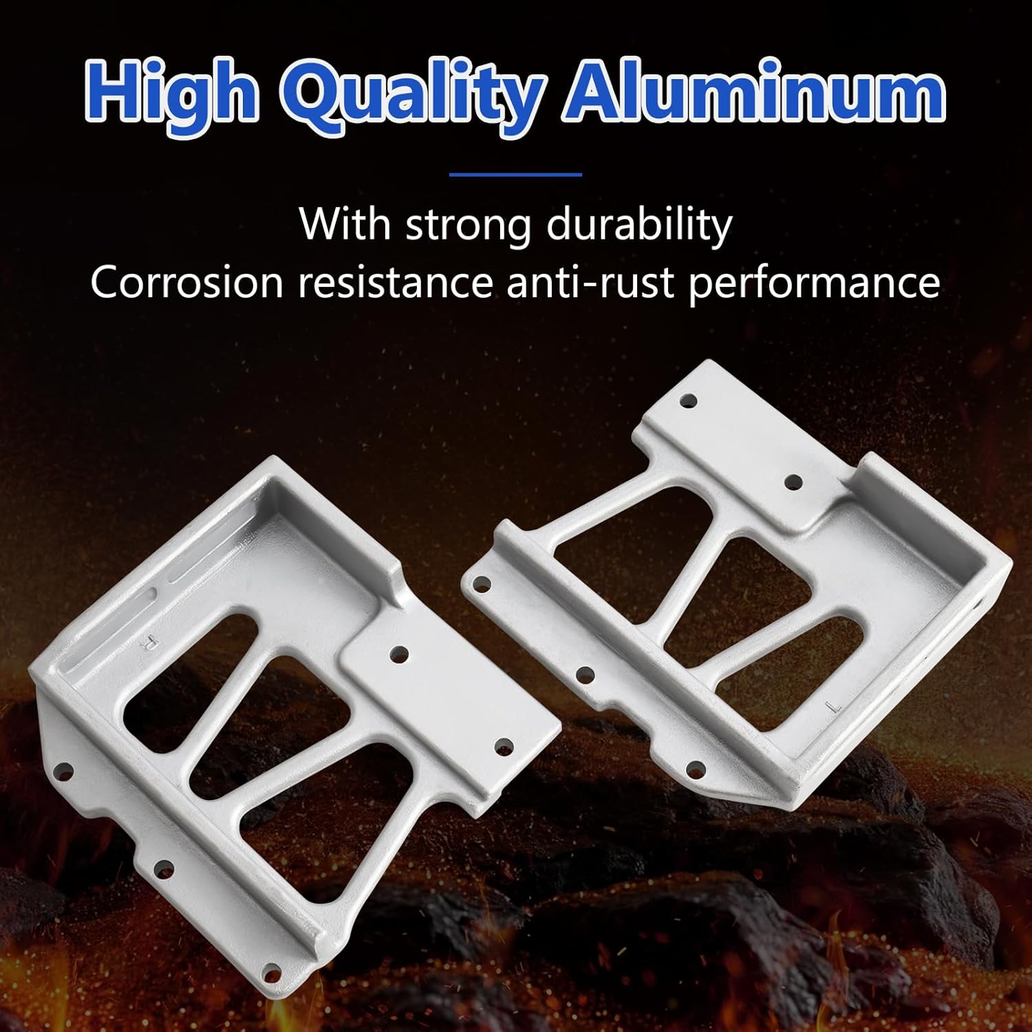 13-04286L 13-04286R Pair Hinge Hood Upper Pivot Bracket fits for Peterbilt 357 377 378 379 Replaces Part 1304286L 1304286R