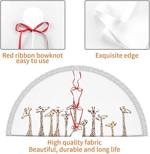 Vista 62 de Bandera de Venezuela imprimir árbol de Navidad falda de árbol de Navidad decoración vacaciones poliéster árbol de Navidad