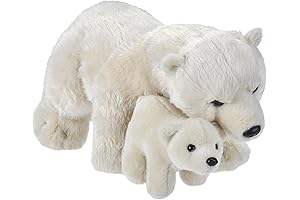 Wild Republic Mom & Baby Polar Bear: A Cuddly Arctic Adventure