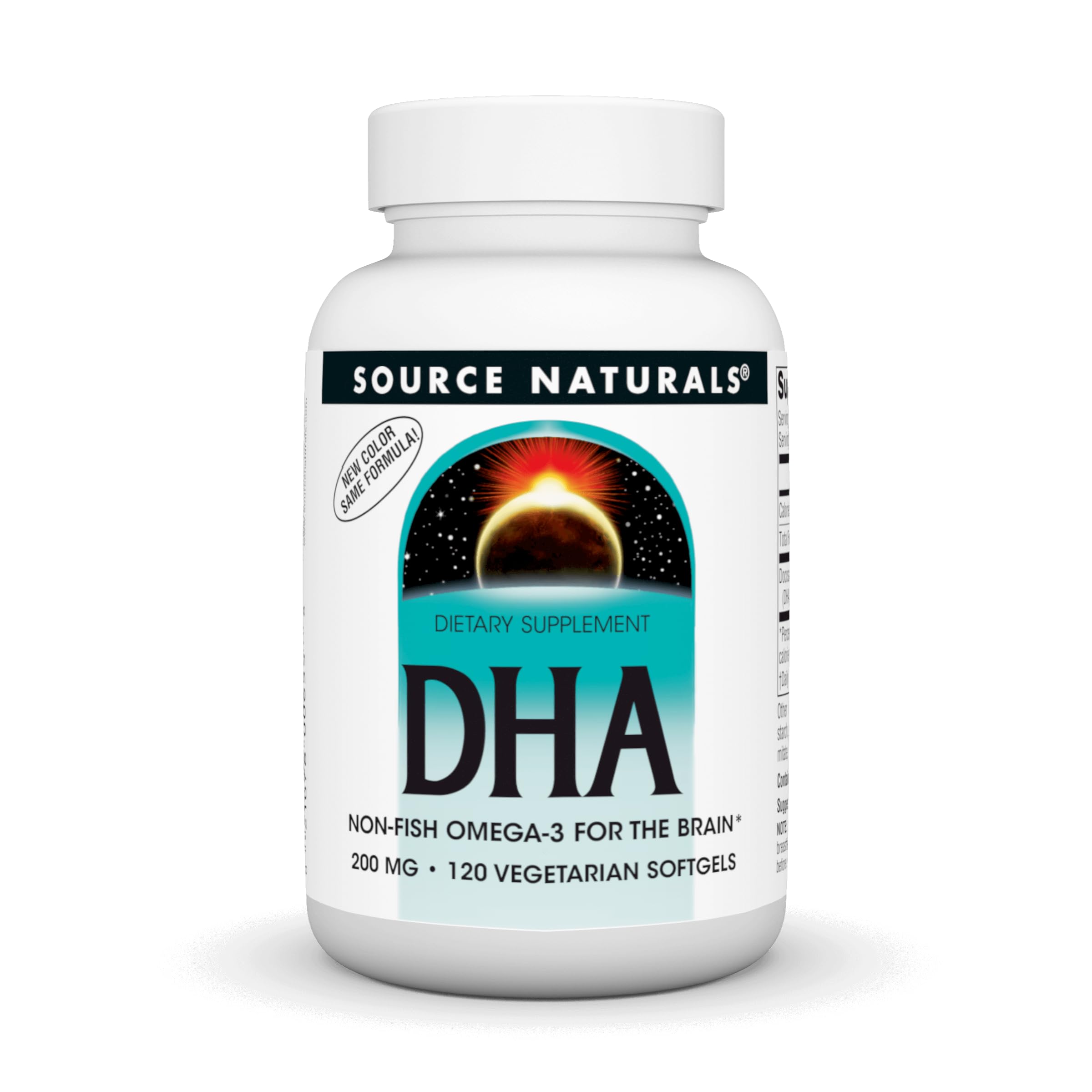 Source Naturals DHA, Neuromins 200 mg Non-Fish Omega-3 for The Brain - 120 Softgels