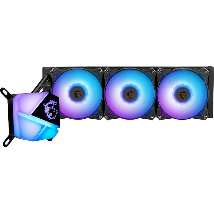 Buy MSI MAG CORELIQUID C360 Liquid CPU Cooler '360mm Radiator, 3x 120mm