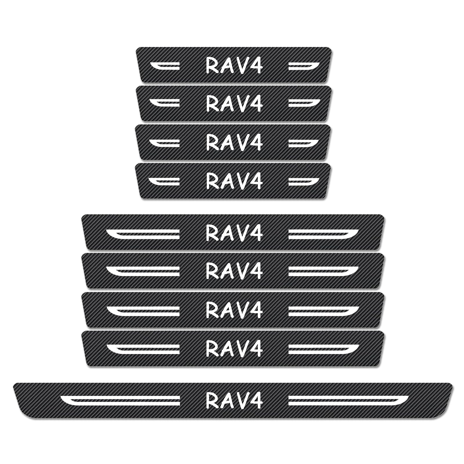 WXH97F Door Sill Protectors for TOYOTA RAV4 2016-2026
