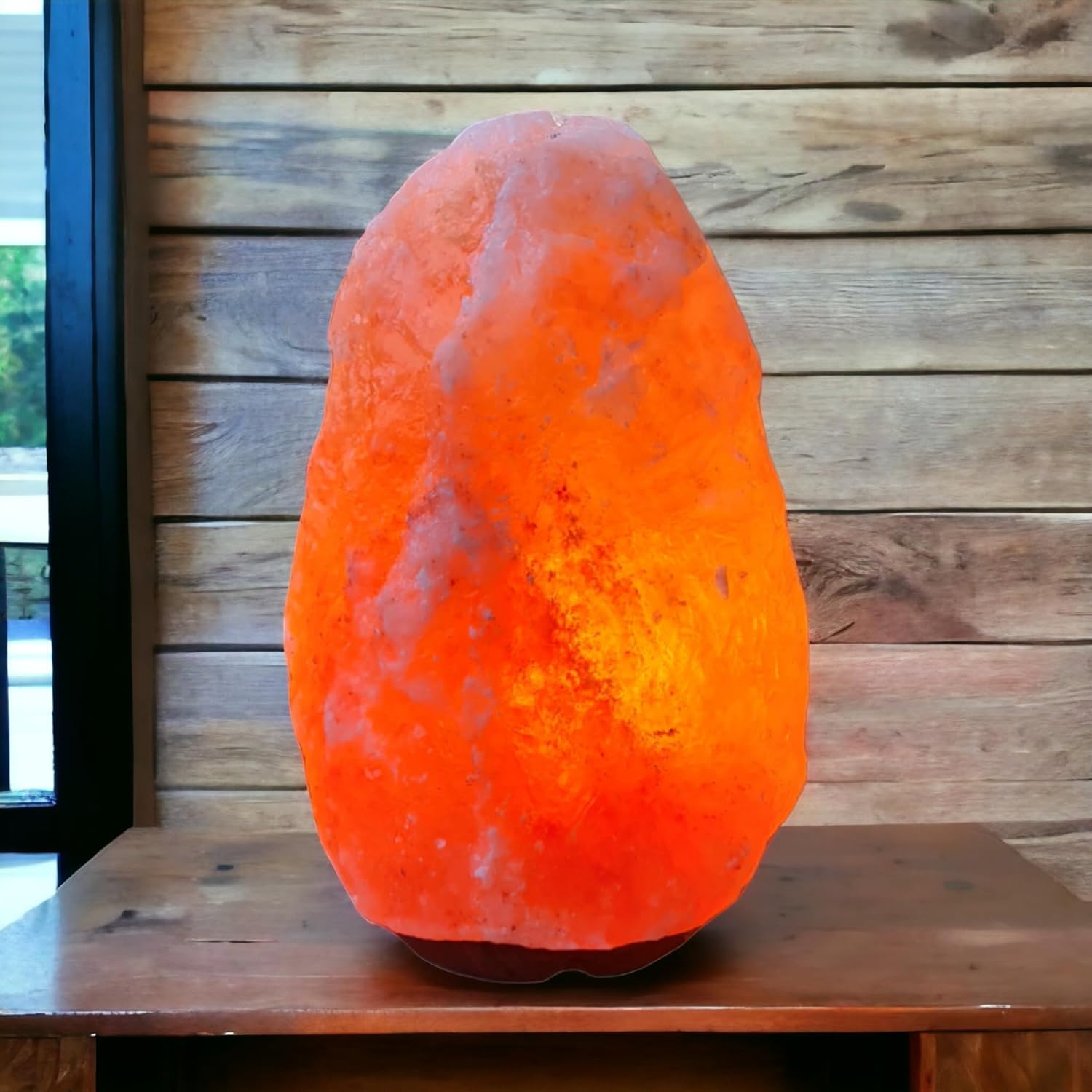 Lampe de sel Himalaya Naturelle 4-6 Kg Taille L avec variateur de lumière