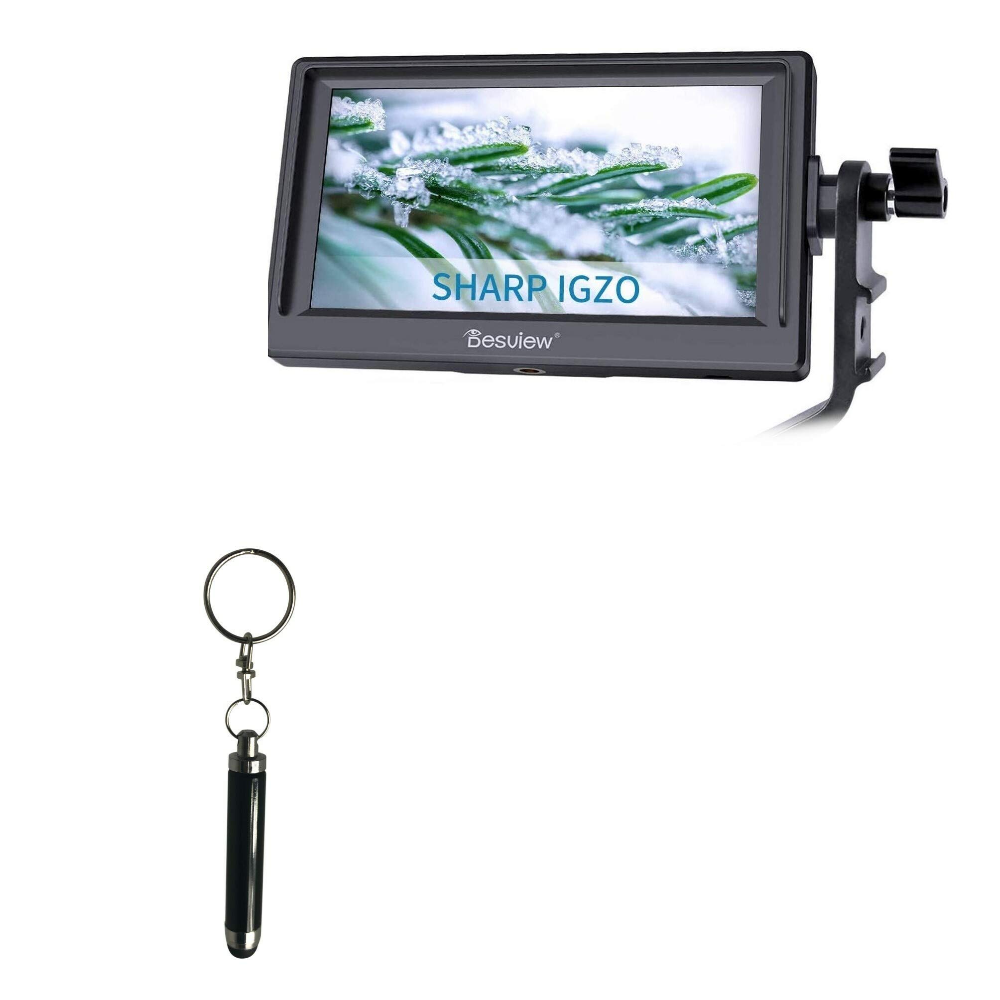 BoxWaveStylus Pen Compatible with Desview Mavo P5 (Stylus Pen Bullet Capacitive Stylus, Mini Stylus Pen with Keyring Loop for Desview Mavo P5 - Jet Black