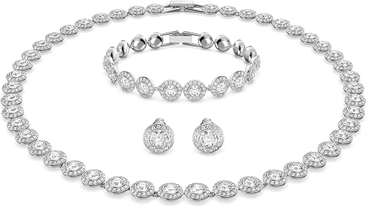 🚫 [CADUCADO] 🔥 Swarovski Una Angelic Set, Talla redonda, Blanco
