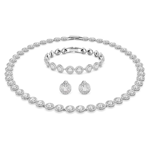 Swarovski Una Angelic Set, Talla redonda, Blanco