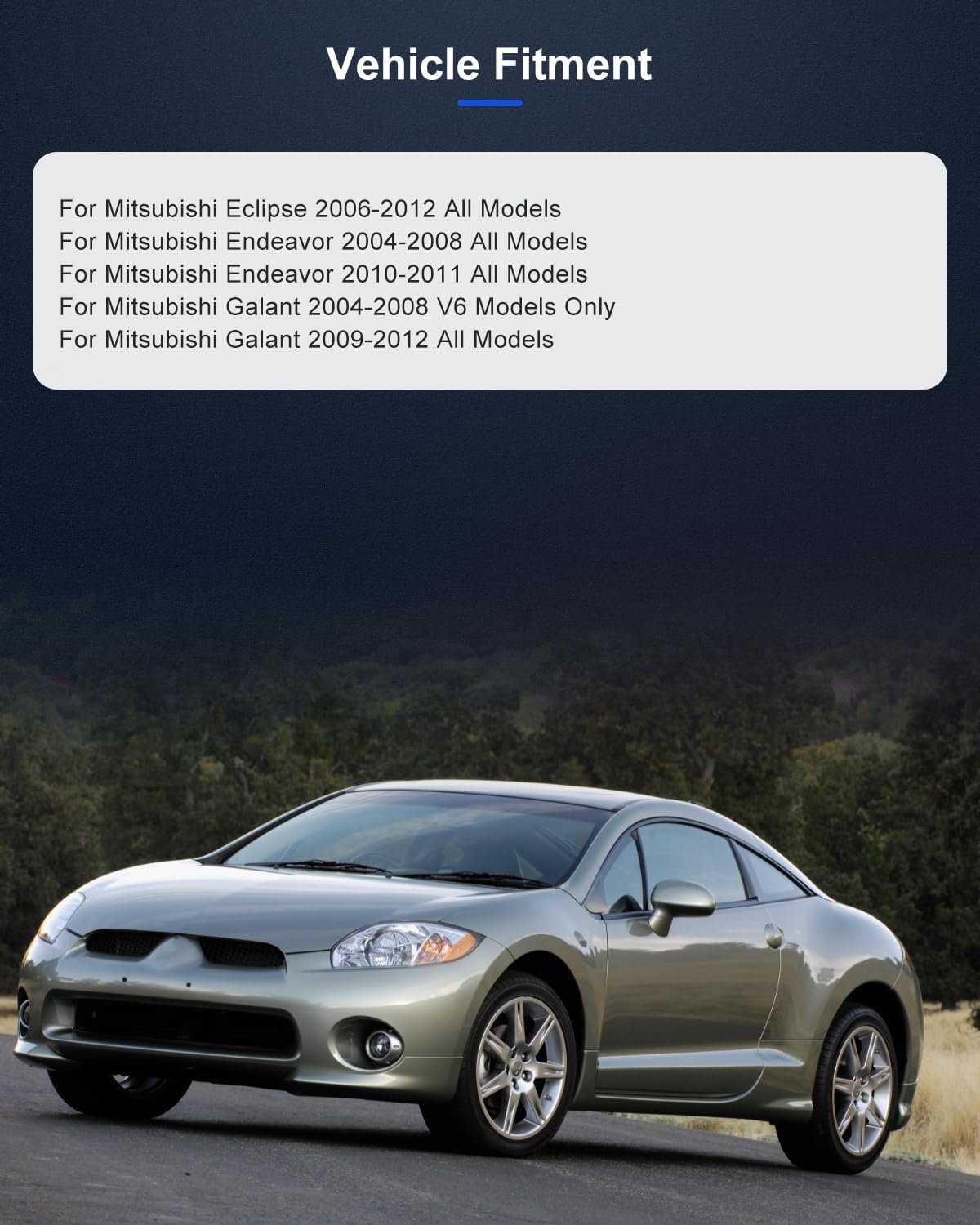 ECCPP Wheel Hub and Bearing Assembly Front 513219 fit for Mitsubishi Eclipse 2006-2012, for Mitsubishi Endeavor 2004-2008, f 5 Lugs Wheel Bearing Hubs 2pcs